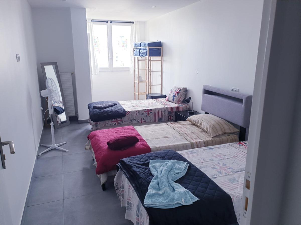 Big Flat Sea Vieuw 95 M2 5 Rooms Near Airport 5 Min Train 3 Min And Tram On Site, Beach 7 Min, 2 Showers And 2 Toilets , Neuf Grand Appartement 95 M2 5 Chambres Proche Aeroport 5 Min Train 3 Min Et Tramway Sur Place, Plage 7 Min 2 Douches Et 2 Wc Vue Nisa Exterior foto